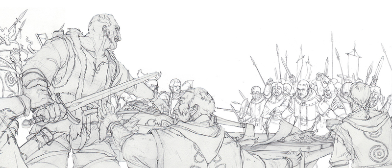 Illustration for article titled The Beautiful Sketches Behind The Witcher 3's Ending
